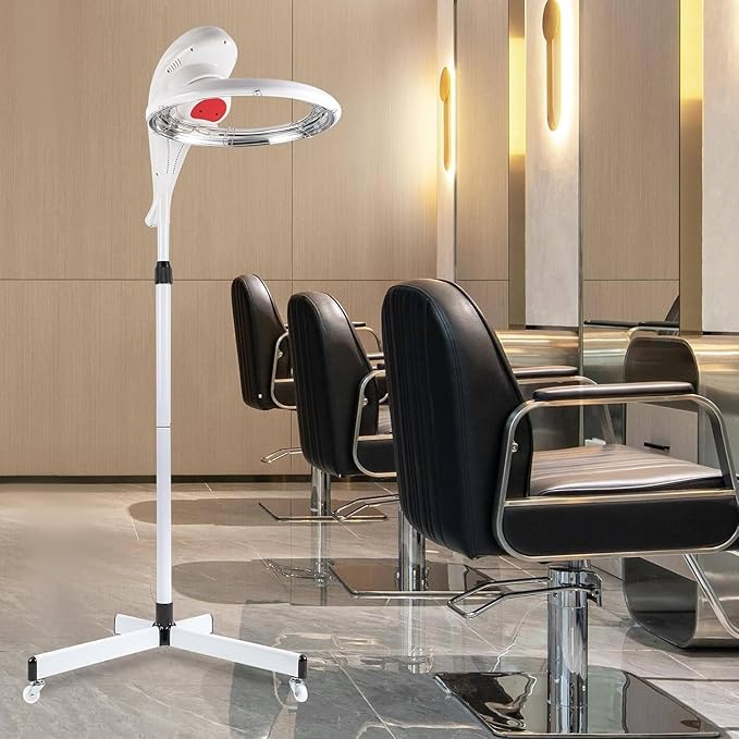 Orbiting Infrared Hair Dryer 360° Rotation Hair Color Processor Rotating Salon Drying Perming Machine Salon Hairs Equipment for Scalp Care