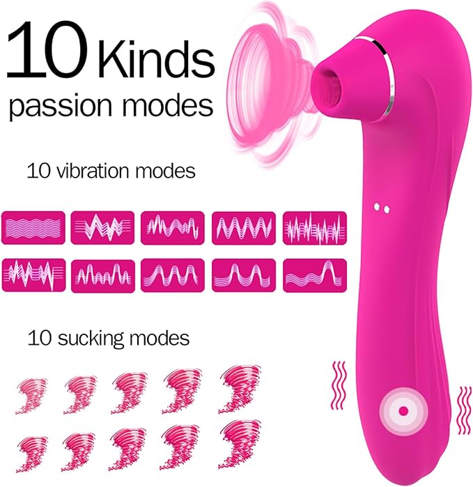 Golden Glow Luna Personal Massager Luna Pro Age Massager Waterproof USB Rechargeable (Red)