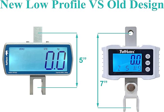 Digital Patient Lift Scale Rhino Large Display Low Profile Universal Fit Scale Compatible with Tuffcare Hoyer Invacare McKesson Joerns and Others (Economy 600 lbs.)