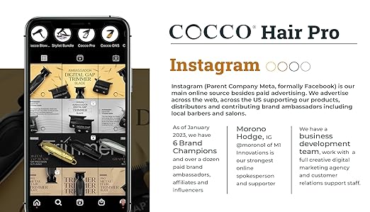 COCCO® Silk Xpress PRO Ceramic 1 Flat Iron - Advanced Titanium Plates with Nano Ceramic &amp Tourmaline Patented Nano Technology for Professional Hair Straightening &amp Styling