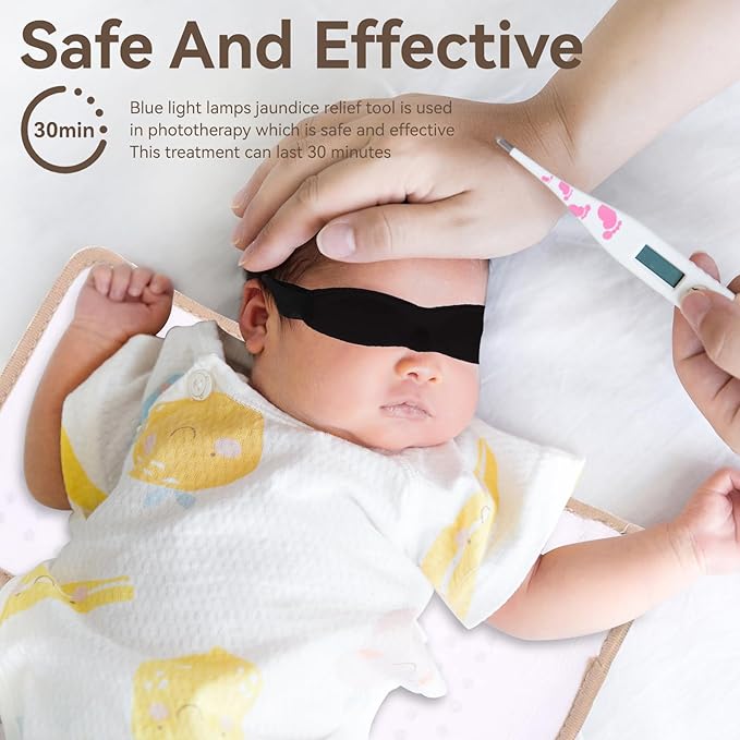 Newborn Jaundice Therapy Blanket Professional Blue Light Lamps Jaundice Relief Tool Light Therapy Pad for Body