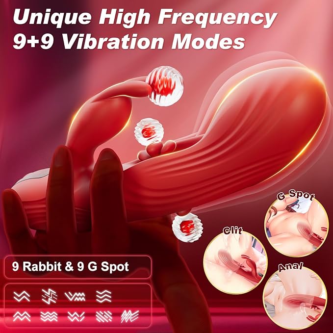 2026 New Portable Vibrating Massager -Clitioral Sucker Relaxes Muscles Heating Modes Viboators Toy Couples- for Body and Back Foot Silent Personal for Sports Massage Adult Tools Relaxation (Red1)