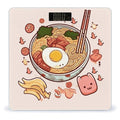Delicious Sweet Ramen Digital Bathroom Scale Fashion Unique Weight Scale BMI Anti-Slip Precision Weighing Scales Suitable for Home Bedrooms Use and Gift