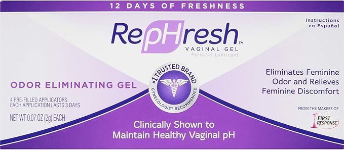 Dorzu RepHresh Vaginal Gel (4ct) and Summer's Eve Feminine Douche (2 Units)