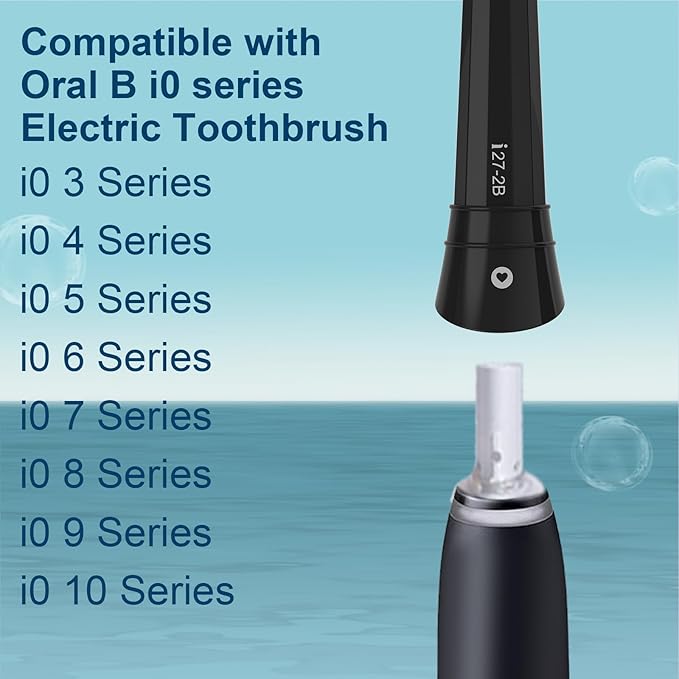 8PACK Replacement Heads Compatible with Oral B iO 3 4 5 6 7 8 9 10 Series Electric ToothbrushToothbrush Heads Compatible with Oral B iO Replacement Heads Medium Bristles for Effective Cleaning