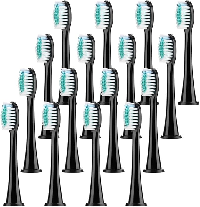 Black Toothbrush Heads Compatible for 400pcs(50packs) Bristle