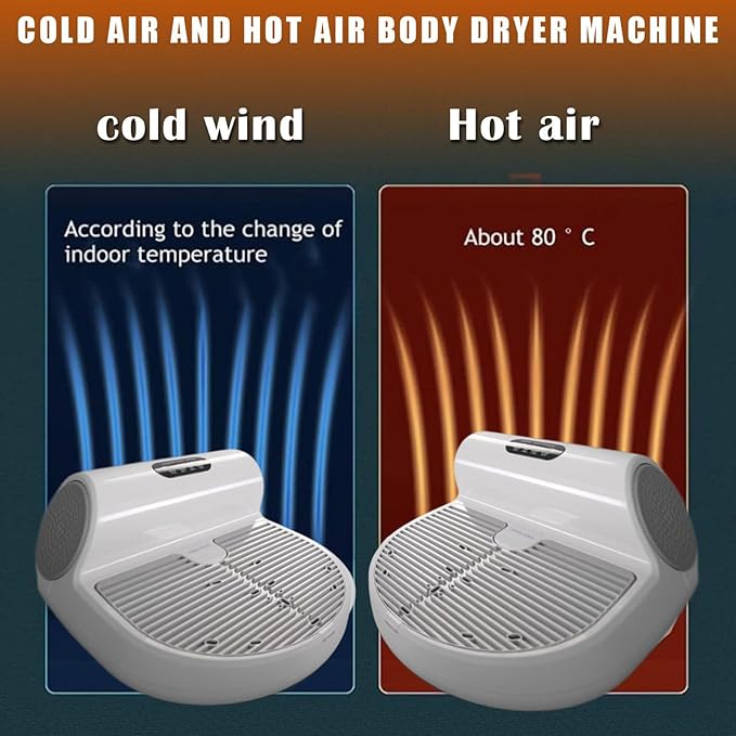 Full Body Dryer Machine Negative Ions Body Heater Blow Dryer with Weight Display Temperature &amp Wind Volume Controlled Dryer with Intuitive Display Waterproof hygienic Scaffolding