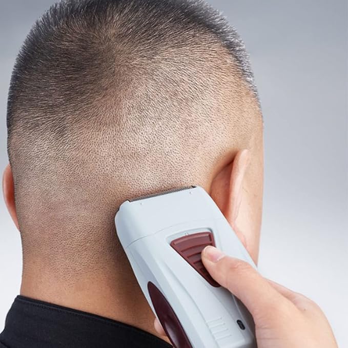 Reciprocating Electric Trimmer Multifunctional 2 Blade Rechargeable Electric Rechargeable Balding Head Shaver Beard Trimmer Rechargeable Electric for Men