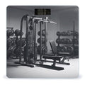 Gym Equipment Weight ScaleClear LED Display Bathroom Digital Weighing ScaleTempered Glass Digital Bathroom Scale for Body Weight Capacity Up to 400 Lbs