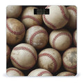Automatic Switch Digital Bathroom Weighing Scale Smart Scale for Body Weight Vintage Baseball Ball
