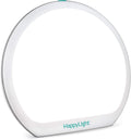 Verilux HappyLight Alba - New Round UV-Free LED Therapy Lamp Bright White Light with 10000 Lux Adjustable Brightness Color and Countdown Timer