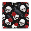 Digital Bathroom Weighing Scale Energy Saving Scale Smart Scale for Body Weight Gothic Raven Red Rose Flowers Skull Floral