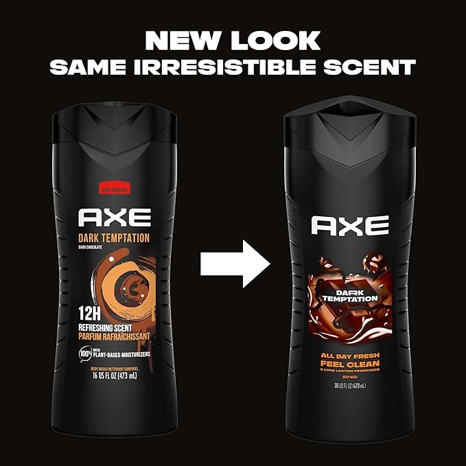 Axe Body Wash Dark Temptation 16 fl oz (9 pack) (Bundle)
