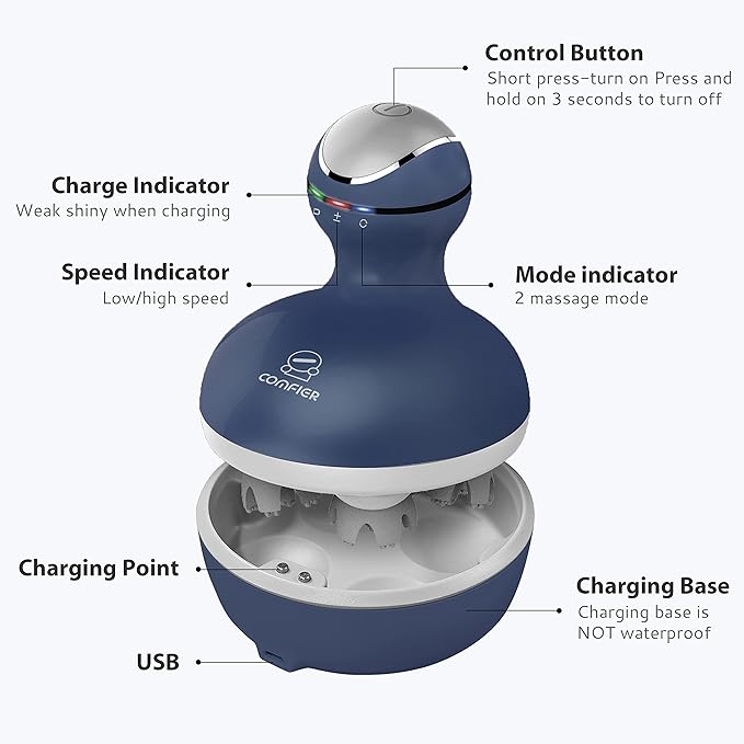 COMFIER Shiatsu Neck Massager &amp Scalp Massager
