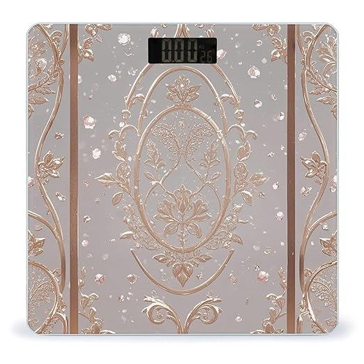 Glow in The Dark Bathroom Scale for Body Weight with High Precision Large LCD Backlight Display Digital Weighing Scale with BMI Capacity Up to 180kg