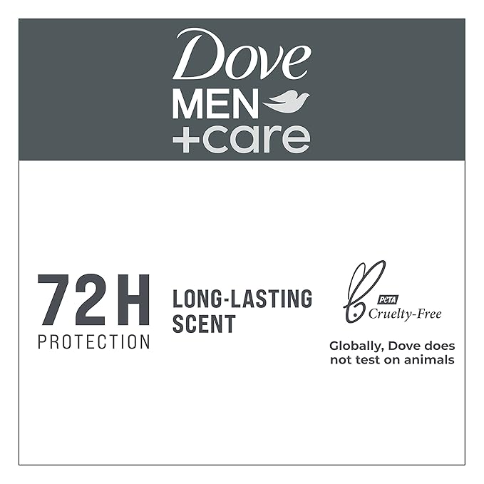 DOVE MEN + CARE Deodorant Stick For Men Morning Fresco Aluminum Free 72-Hour Odor Protection Mens Deodorant With Essential Oils &amp 1/4 Moisturizing Cream 3 Ounce (Pack of 3)