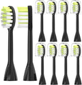 Compatible for 4Pack Replacement Toothbrush Heads Compatible with Ph One Soni Care Electric Head HY1100 HY1200 BH1022(8pcs Black)