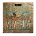 Women in Ancient Egypt Bathroom Scale Automatic Power On/Off Body Scales LCD Backlight Display Square Digital Scale Rounded Corners Bathroom Scales for Home Bedrooms