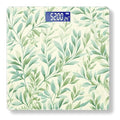Digital Scale for Body Weight Highly Precision Bathroom Weight Scale 400 lbs with Backlit Display Personalized Scale for Home-Watercolor Light Green Willow Leaves Pattern