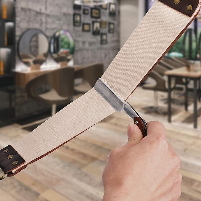 Vintage Old Style Straight Edge Stainless Steel Barber Razor Wooden Handle Folding Shaving Knife Hair Removal Tools