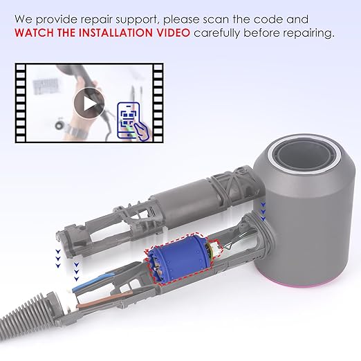 Hair Dryer Motor Compatible with Dyson Supersonic HD01 HD02 HD03 HD04 HD07 HD08 HD12 HD15 Models Blow Dryer Motor Repair Accessories