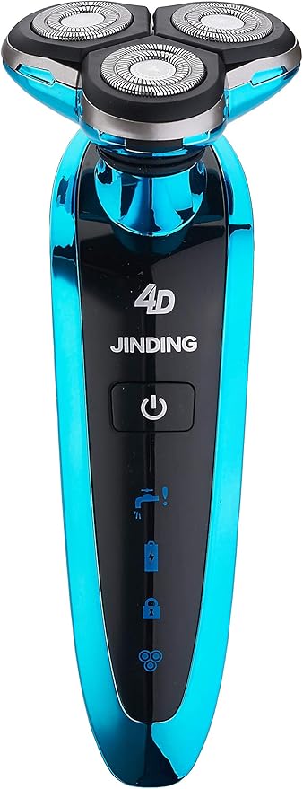 FixtureDisplays® Smooth Electric Wet/Dry Beard Shaver with Floating Head 15943-FBA