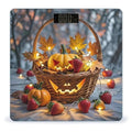 Pumpkin Maple Leaf Lantern Weight Scale Highly Accurate Digital Weighing Scale with Large LCD Display Smart Bathroom Scales for Home Bedrooms and Gift Giving