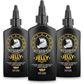 Bossman Jelly Beard Oil for Men - 3 Pack (12 oz in Total Gold Scent) – Softens Moisturizes &amp Conditions with Natural Ingredients