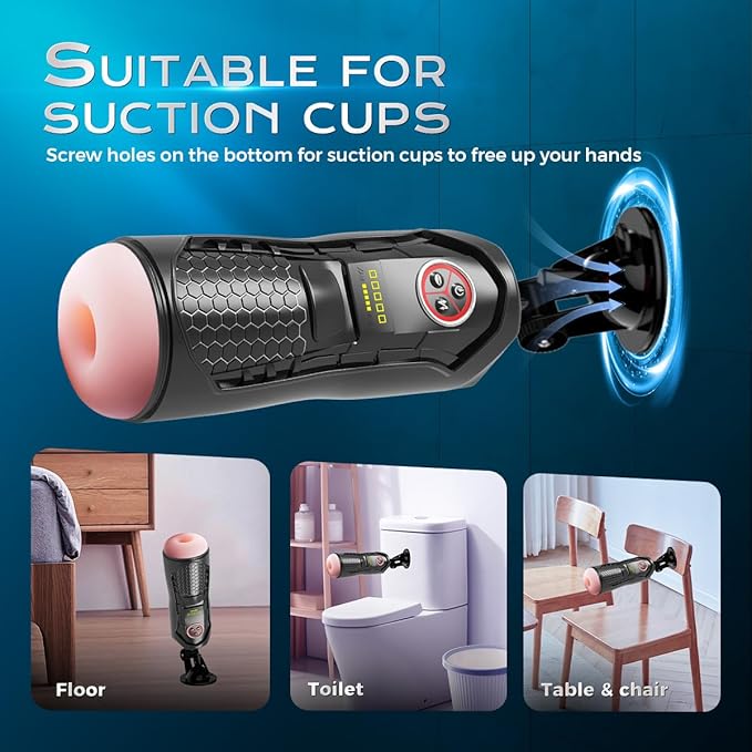 Auto Blow Masterburbatar Thrusting Vibrate Stroking Pussycats Pocket Silent Adult Toy Automatic Strokertate Mens Sleeve Heated Pussy Pocket Underwear Blowjobob Machine Milker For Men OQ (Extra Large)