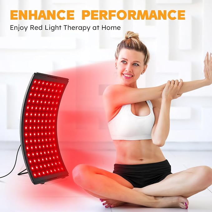 Red Light Therapy for FaceInfrared Red Light Therapy Lamp for BodyRed Light Panel for Back Device Skin Care at Home MusclesJoints
