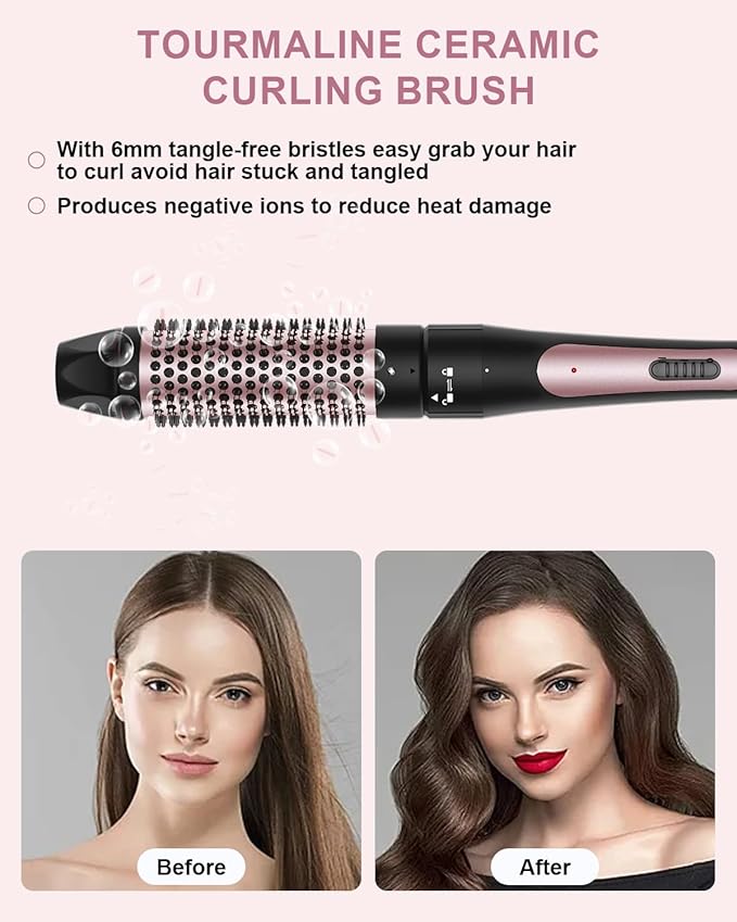 Professional Hair Dryer and 6 in 1 Curling Iron