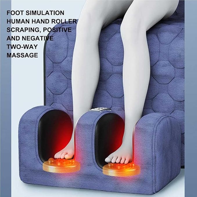 Vibrating Full Body Massage Mat with Heat20 Neck Shiatsu Kneading Massage Heads9 ModesElectric Heated Massage Chair Back Pad for Relieving Neck Back Lumbar Leg Pain