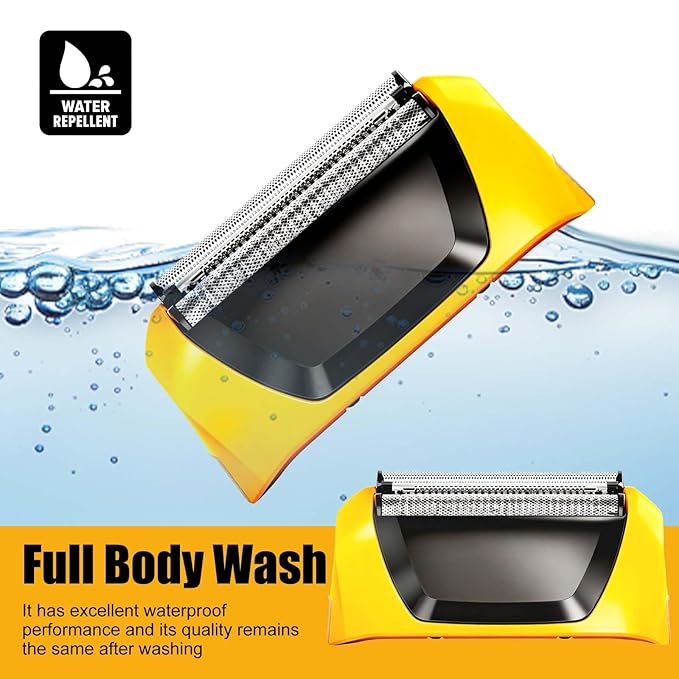 Shaver Replacement Foil Head for Wahl Yellow Lifeproof Foil Shaver Series 7061 Model 7045-100.2 Count