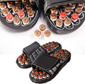 Acupressure Shoes Foot Reflexology Massage Slippers with Acupressure Points Pressure Point Massage Shoes for Feet Arch Heel Relaxation Sandals Wellness Gift for Mom Dad Parents (M)