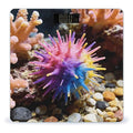 Colorful Sea Urchin Weight ScaleClear LED Display Bathroom Digital Weighing ScaleTempered Glass Digital Bathroom Scale for Body Weight Capacity Up to 400 Lbs