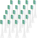 Replacement Toothbrush Heads Compatible for with Optimal Plaque Control HX9023/65 HX9044 HX9054 Electric Brush Head(20 Pcs)