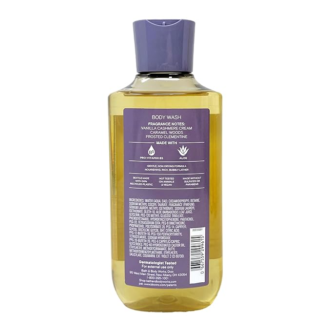 Bath &amp Body Works Shower Gel Gift Set of 2 10oz Each (Snowflakes Cashmere)
