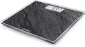 Soehnle Style Sense Compact 300 Compact Digital Weighing Scale Bathroom Scale with Easy-to-Read LCD Display Extra-Flat Body Weight Scale Slate