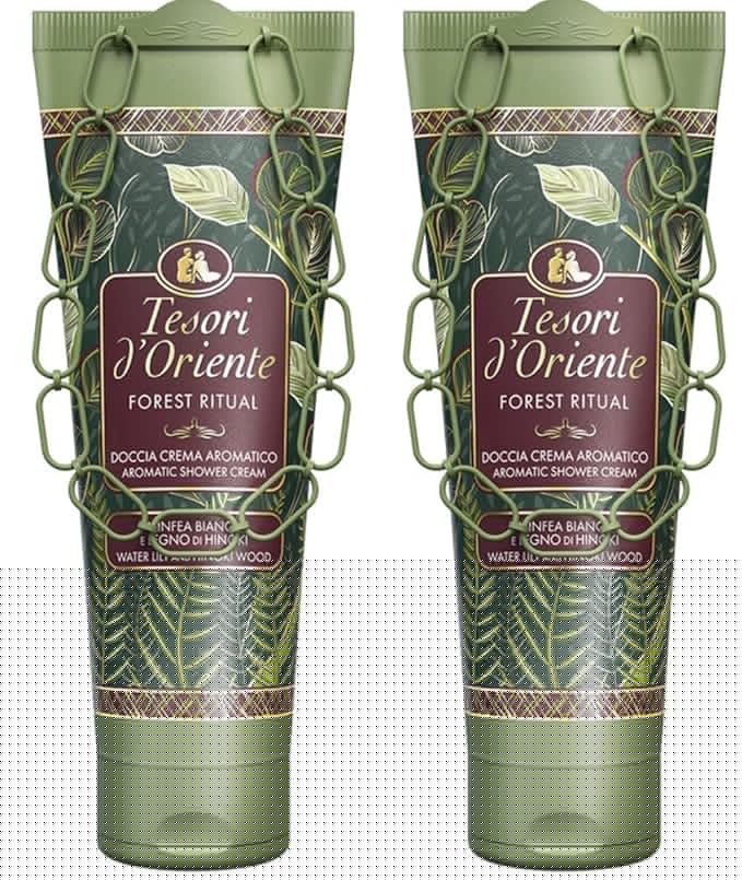 Tesori d'Oriente Forest Ritual Shower Cream 250ml 8.45fl.oz Pack of 2