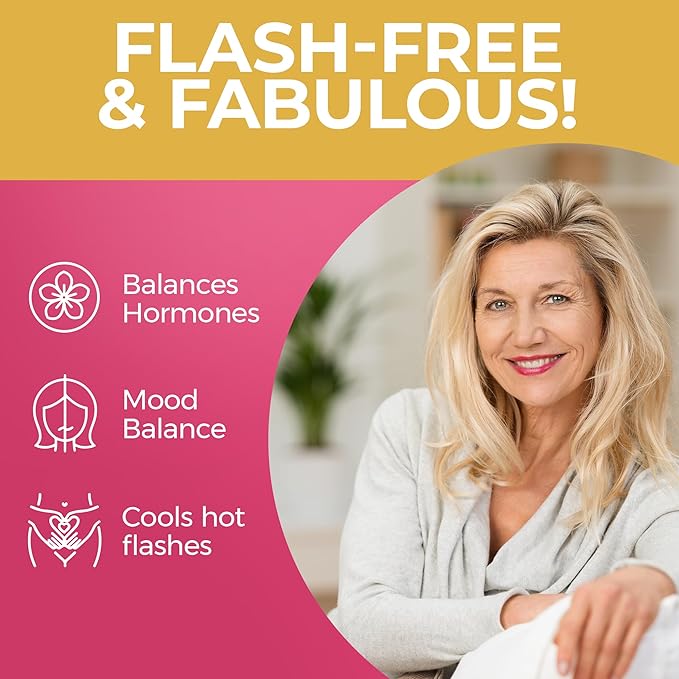 Lubracil Menopause Gummies for Women Perimenopause Supplements with Black Cohosh &amp Ashwagandha Hot Flashes Night Sweats Hormonal Balance 180 Gummies (Pack of 2)