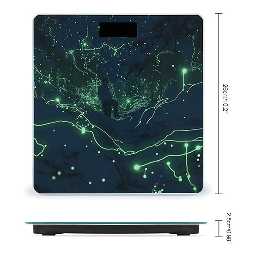 Glow in The Dark Scale for Body Weight Digital Bathroom Scale Precision Smart Weighing Scales with Clear LED Display Accurate High Precision Scales Weighing Machine