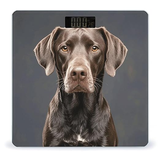 Dalmatian Scale for Body Weight Digital Bathroom Scale Toughened Glass High Precision Scales for Body Weight with Large LCD Backlight Display Weight Scales