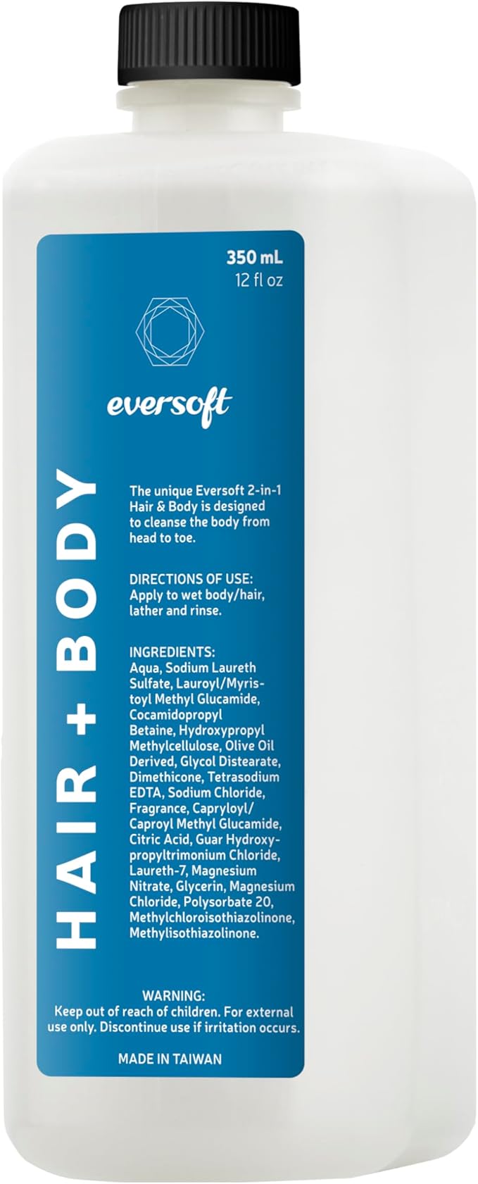 EZbrnd Eversoft Hair &amp Body Refill Cartridge 350ml (12 oz) x 6 pk