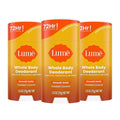 Lume Whole Body Deodorant - Smooth Solid Stick - 72 Hour Odor Control - Aluminum Free Baking Soda Free and Skin Loving - 2.6 Ounce (Pack of 3) (Toasted Coconut)