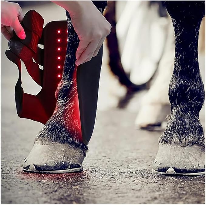LED Red Light Therapy Device Horse Equine Red Light Therapy Boots Light Therapy Wrap Portable Deep Light Therapy for Horses Muscle and Joint Leg Pain(Right)