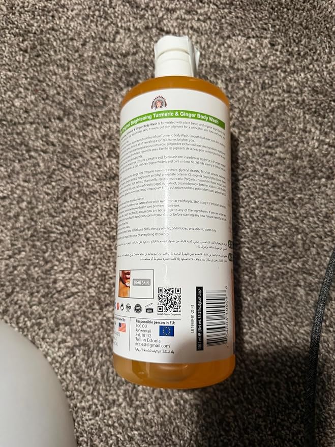 Spanish Garden Brightening Turmeric &amp Ginger Body Wash Helps Brighten Skin &amp Reveal Glow Boost Hydration &amp Moisture