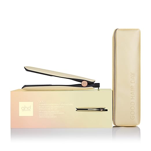 ghd Gold Styler ― 1 Flat Iron Hair Straightener Professional Ceramic Hair Straightening Styling Tool for Stronger Hair &amp More Color Protection