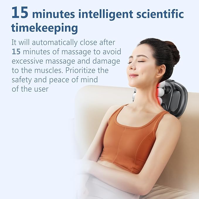 16-Head Massage Gun Kit With 3 Modes And 30 Levels Of Adjustable Strength Electric Deep Tissue Massager For Neck Shoulder Back Leg Muscle Pain Relief Ideal Gift For Women Men Moms And Dads