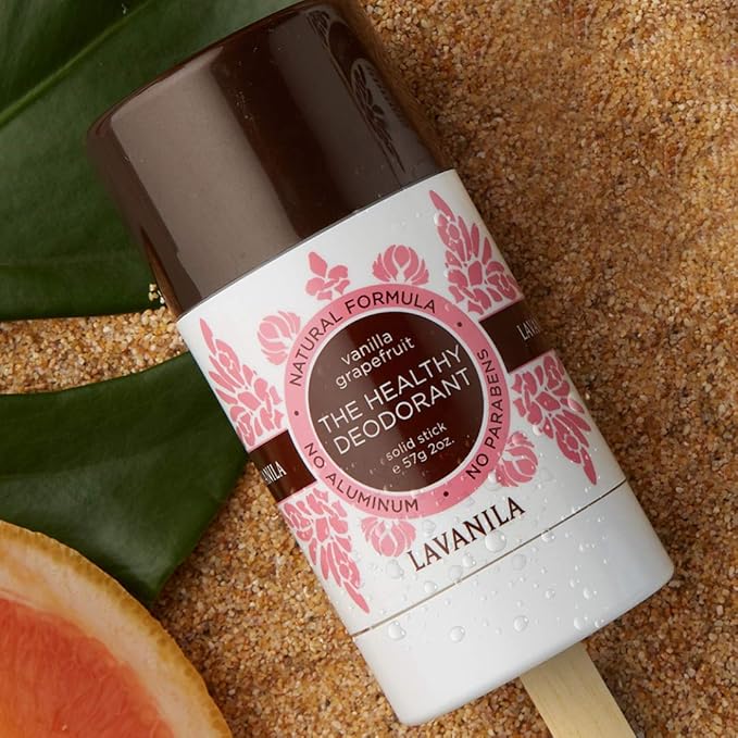 Lavanila Vanilla Grapefruit Deodorant (2-pack) + Hair &amp Body Perfume Mist - Bright &amp Fresh With Madagascar Vanilla &amp Juicy Grapefruit