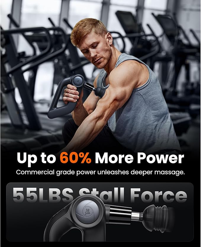 BOB AND BRAD D5 Pro Plus Massage Gun with Heat and T2 Massage Gun